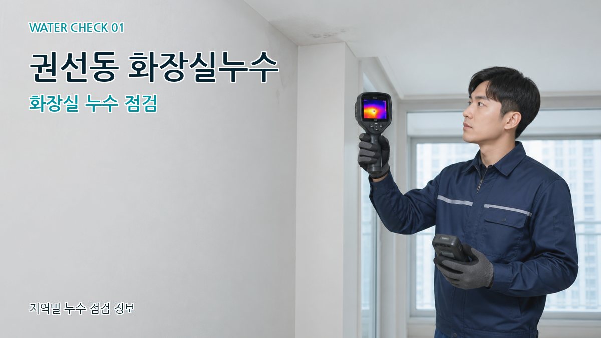 권선동 아파트누수 누수탐지 이미지