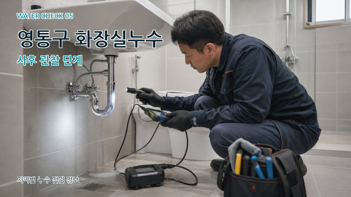영통구 누수공사 누수탐지 이미지