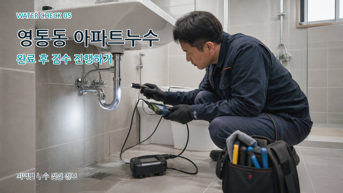 영통동 누수공사 누수탐지 이미지