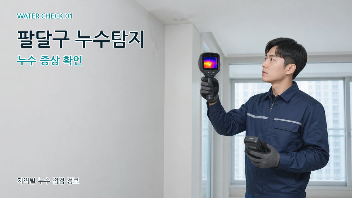 팔달구 아파트누수 누수탐지 이미지