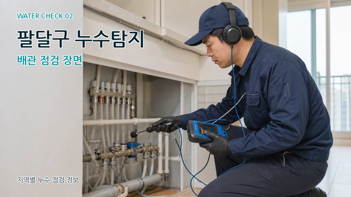 팔달구 화장실누수 누수탐지 이미지