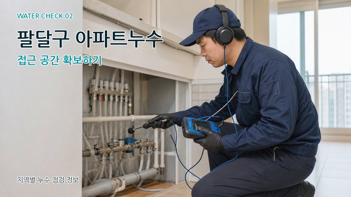 팔달구 화장실누수 누수탐지 이미지