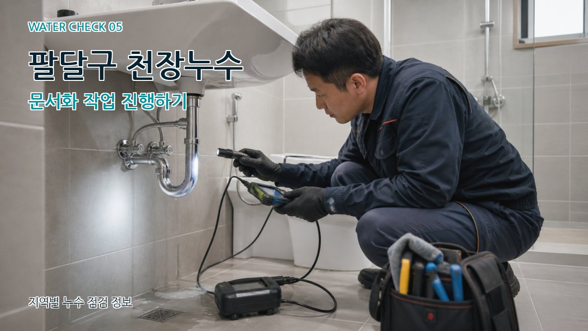 팔달구 천장누수 문서화 작업 진행하기