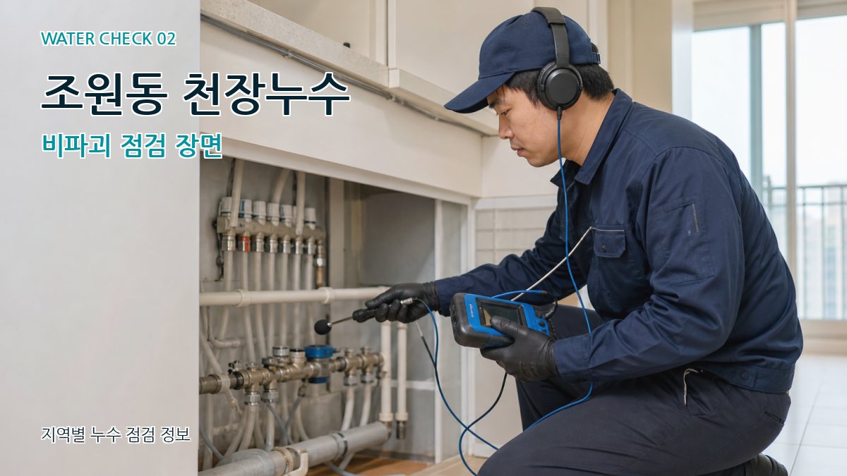 조원동 화장실누수 누수탐지 이미지