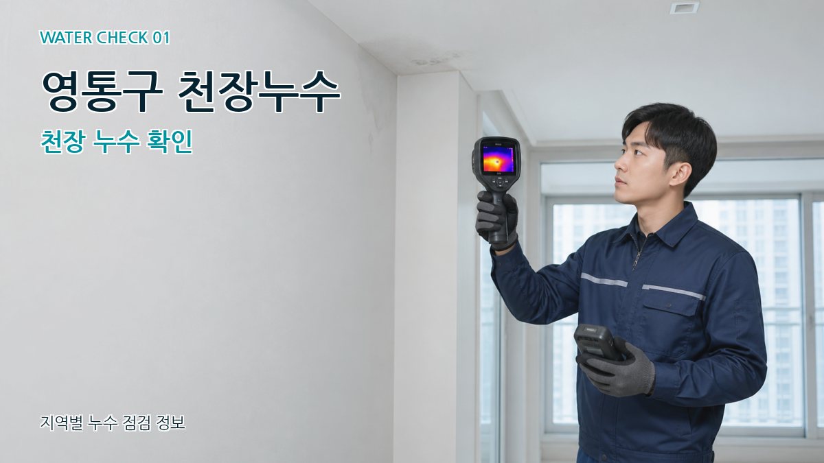 영통구 천장누수 천장 누수 확인