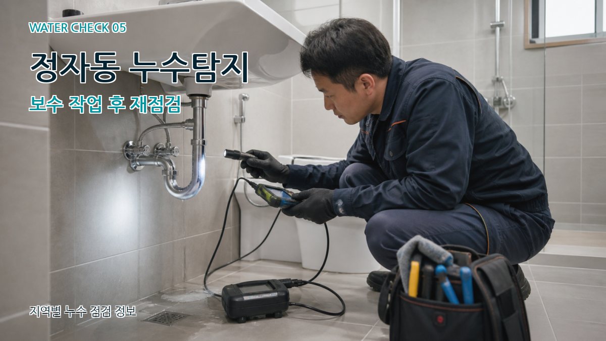 정자동 누수공사 누수탐지 이미지