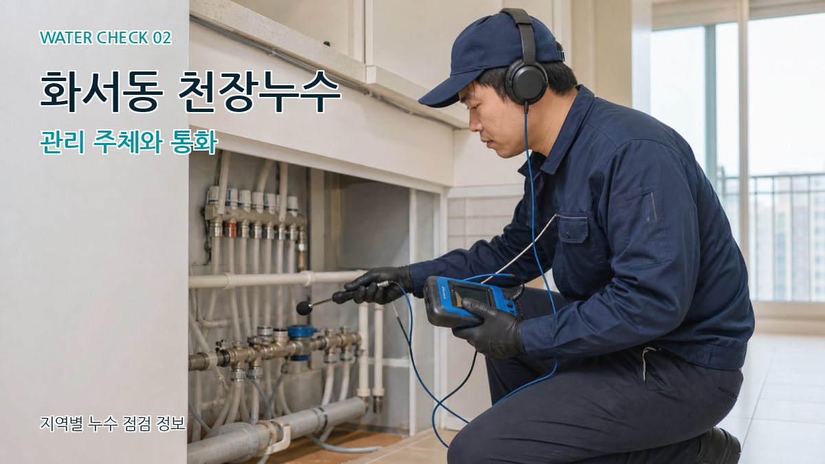 화서동 화장실누수 누수탐지 이미지