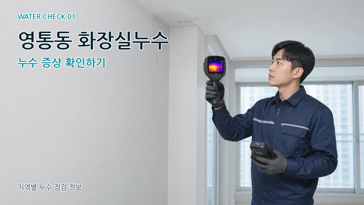 영통동 아파트누수 누수탐지 이미지