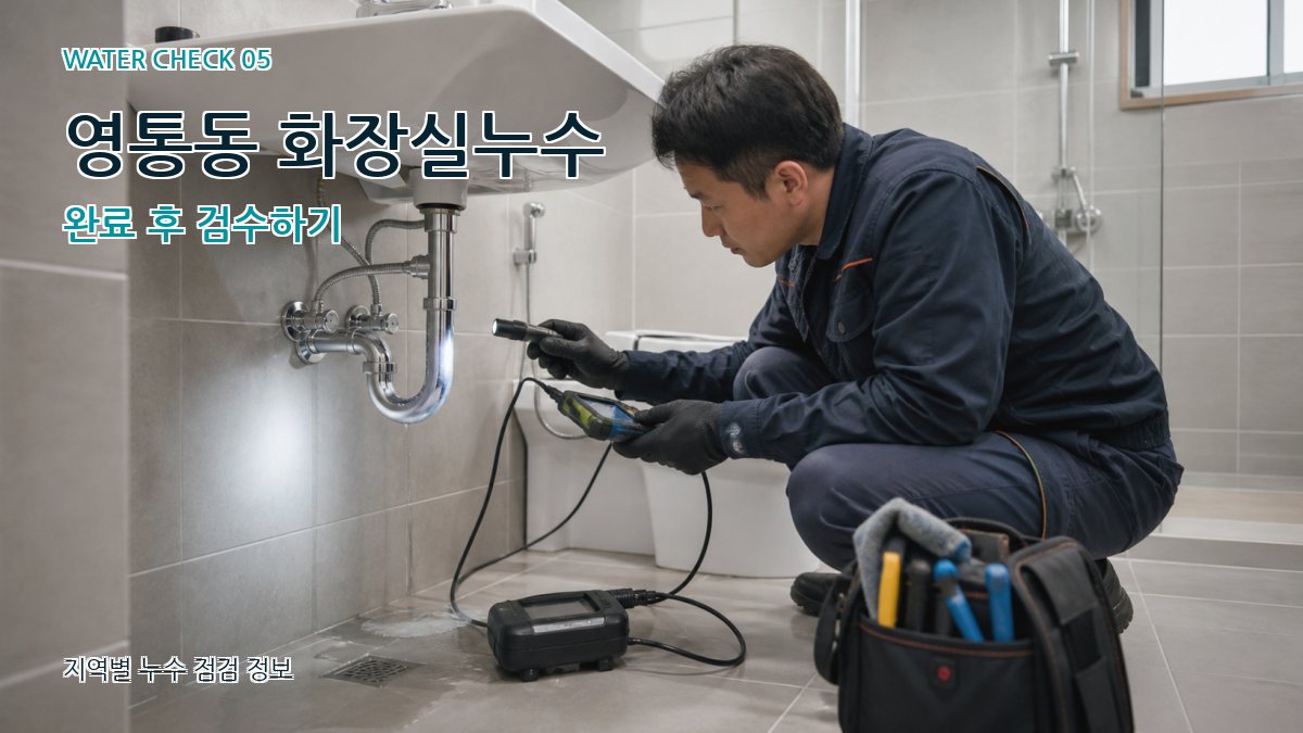 영통동 누수공사 누수탐지 이미지
