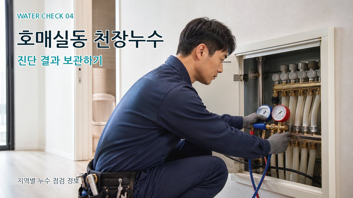호매실동 누수탐지 누수탐지 이미지