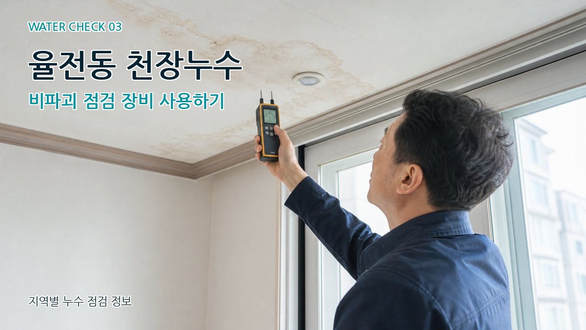 율전동 천장누수 누수탐지 이미지