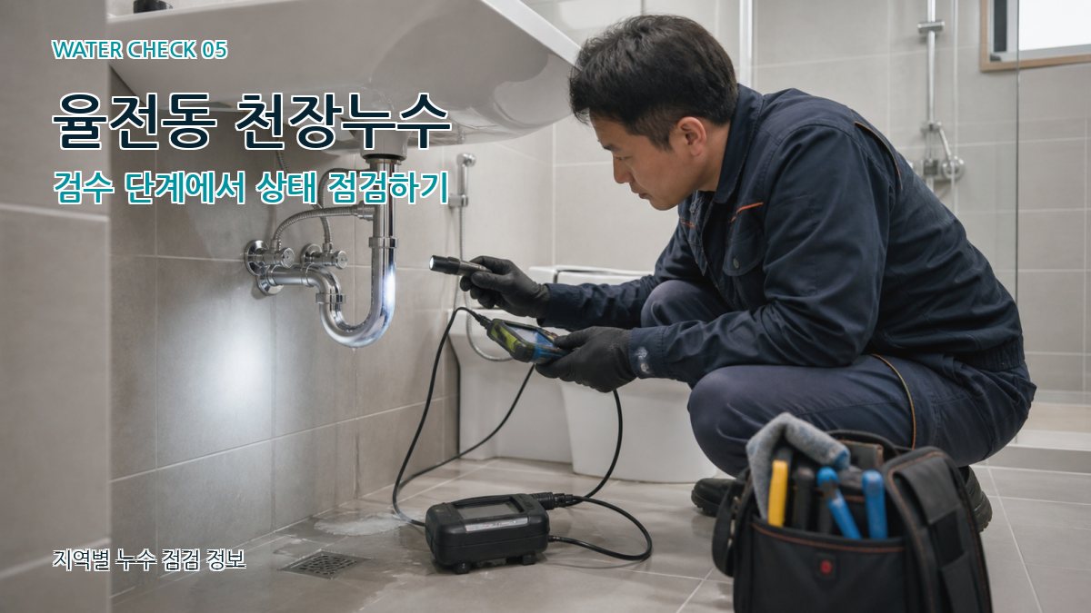 율전동 누수공사 누수탐지 이미지