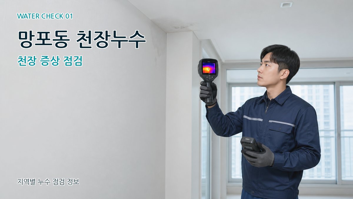 망포동 아파트누수 누수탐지 이미지