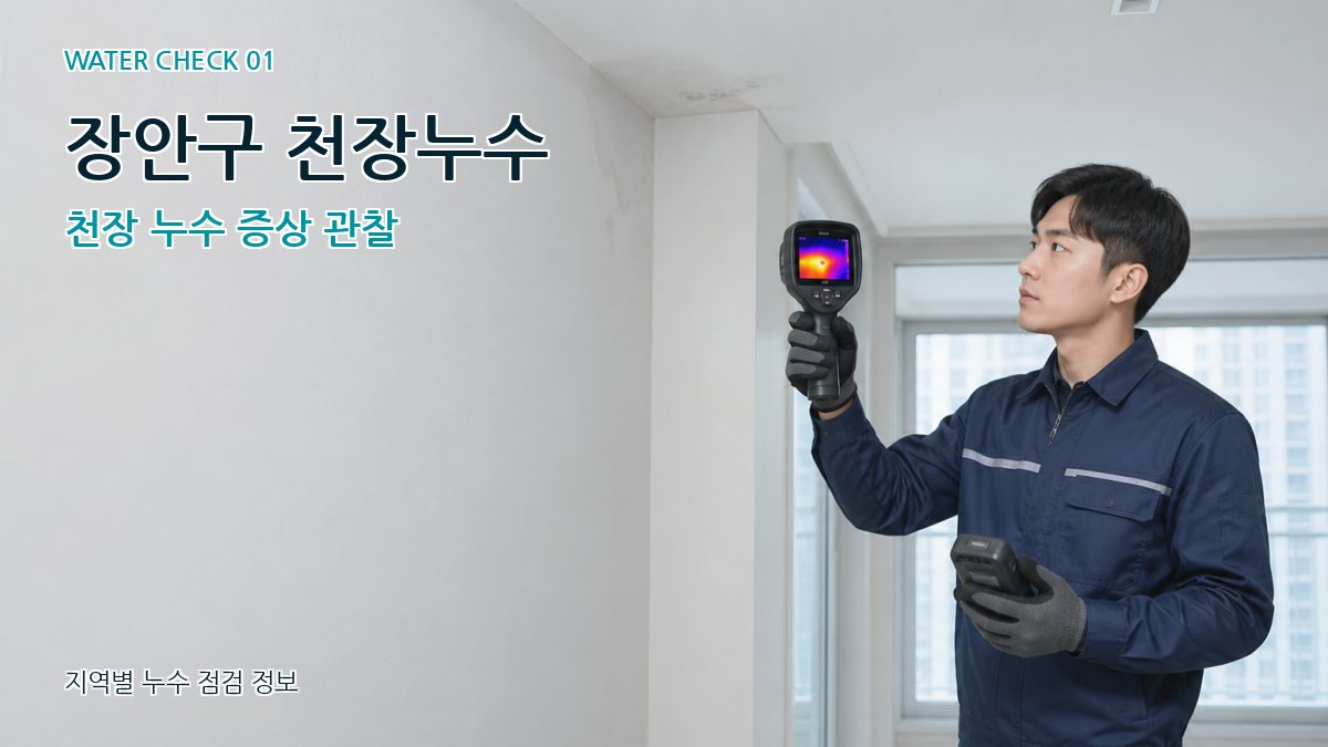 장안구 천장누수 천장 누수 증상 관찰