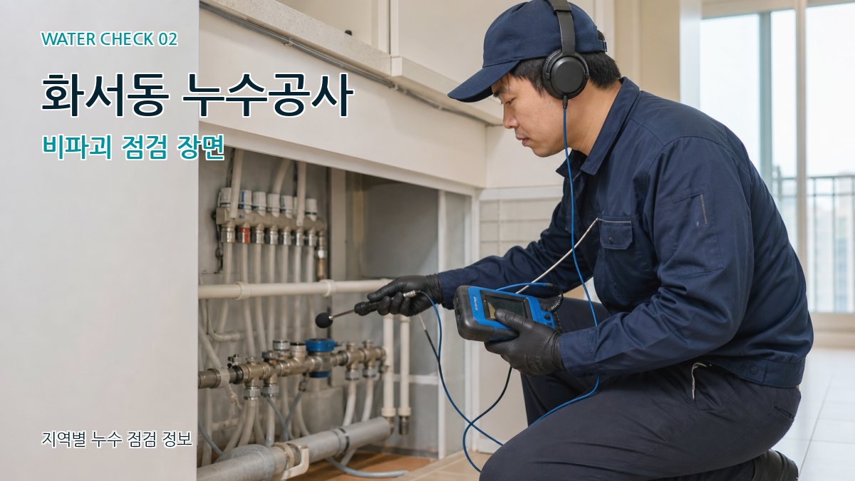 화서동 화장실누수 누수탐지 이미지
