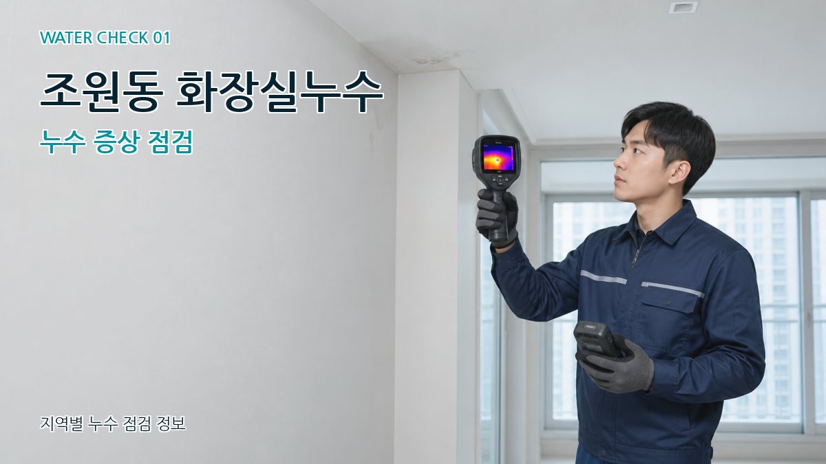 조원동 아파트누수 누수탐지 이미지