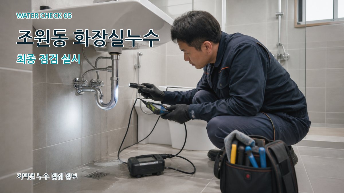 조원동 누수공사 누수탐지 이미지