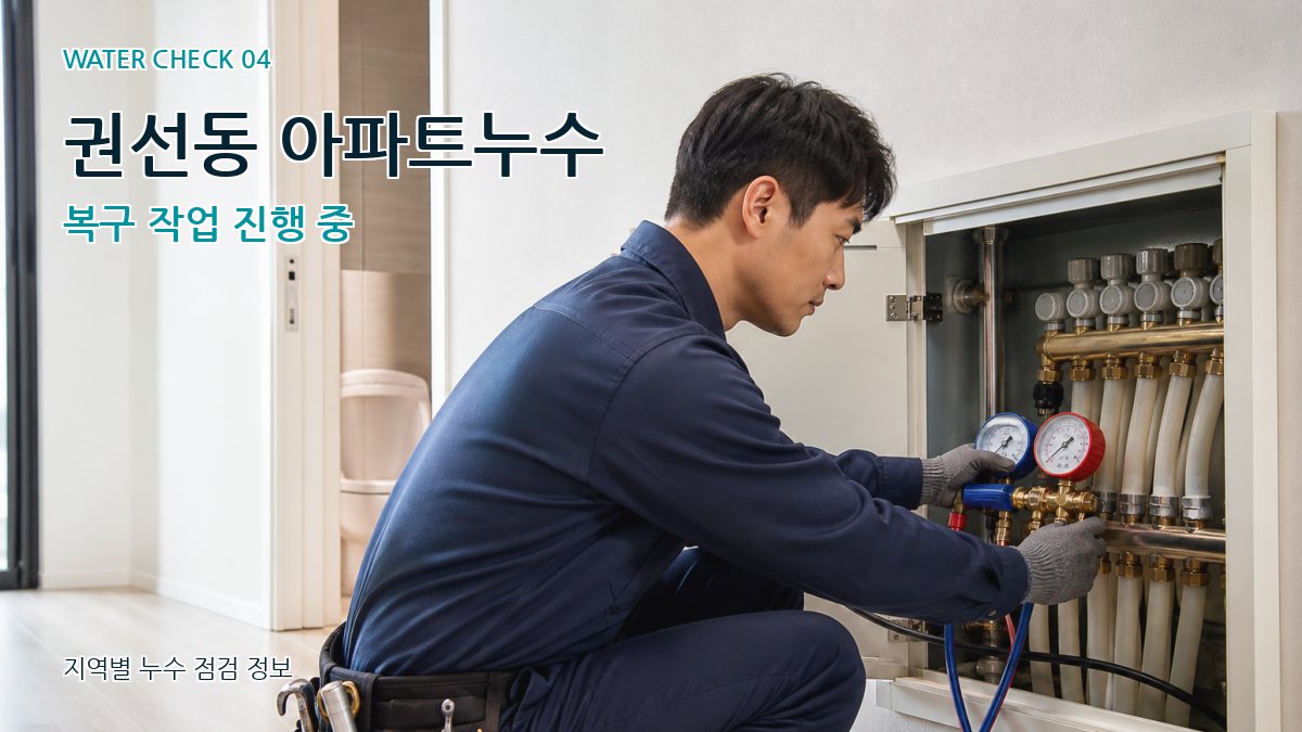 권선동 누수탐지 누수탐지 이미지