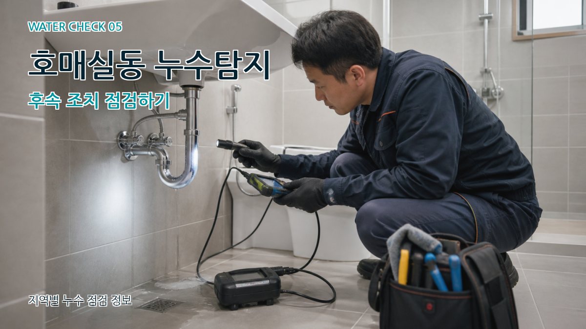 호매실동 누수공사 누수탐지 이미지