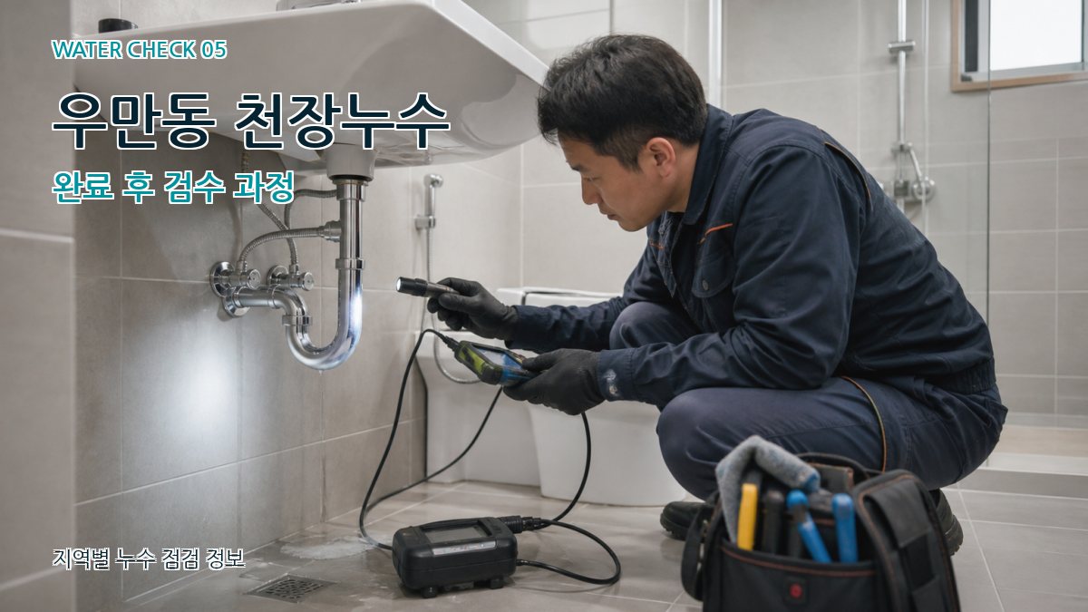 우만동 누수공사 누수탐지 이미지