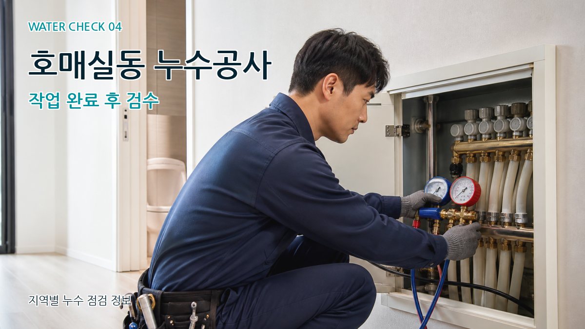 호매실동 누수탐지 누수탐지 이미지