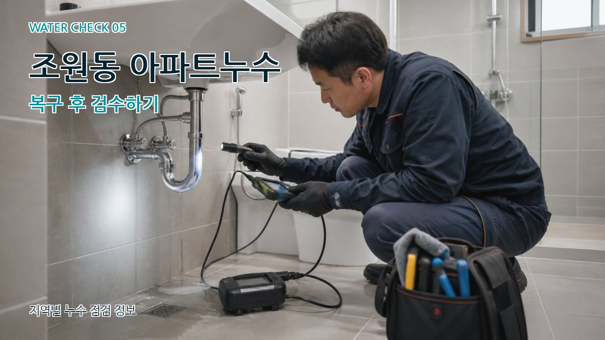 조원동 누수공사 누수탐지 이미지