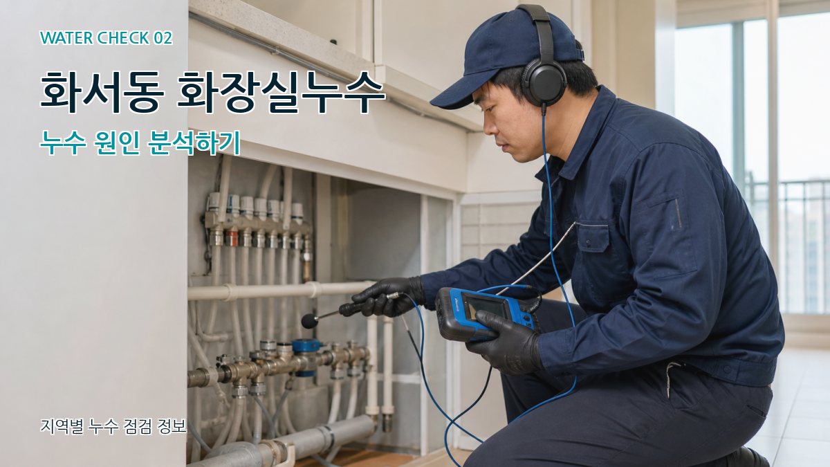 화서동 화장실누수 누수탐지 이미지