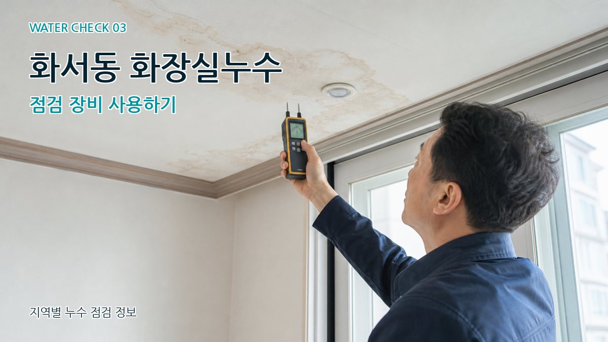 화서동 천장누수 누수탐지 이미지