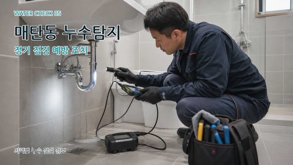 매탄동 누수탐지 정기 점검 예방 조치