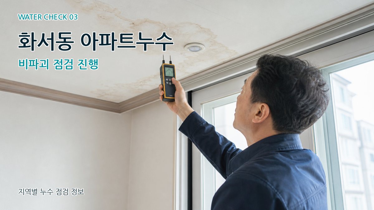 화서동 천장누수 누수탐지 이미지