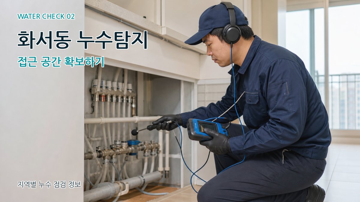 화서동 화장실누수 누수탐지 이미지