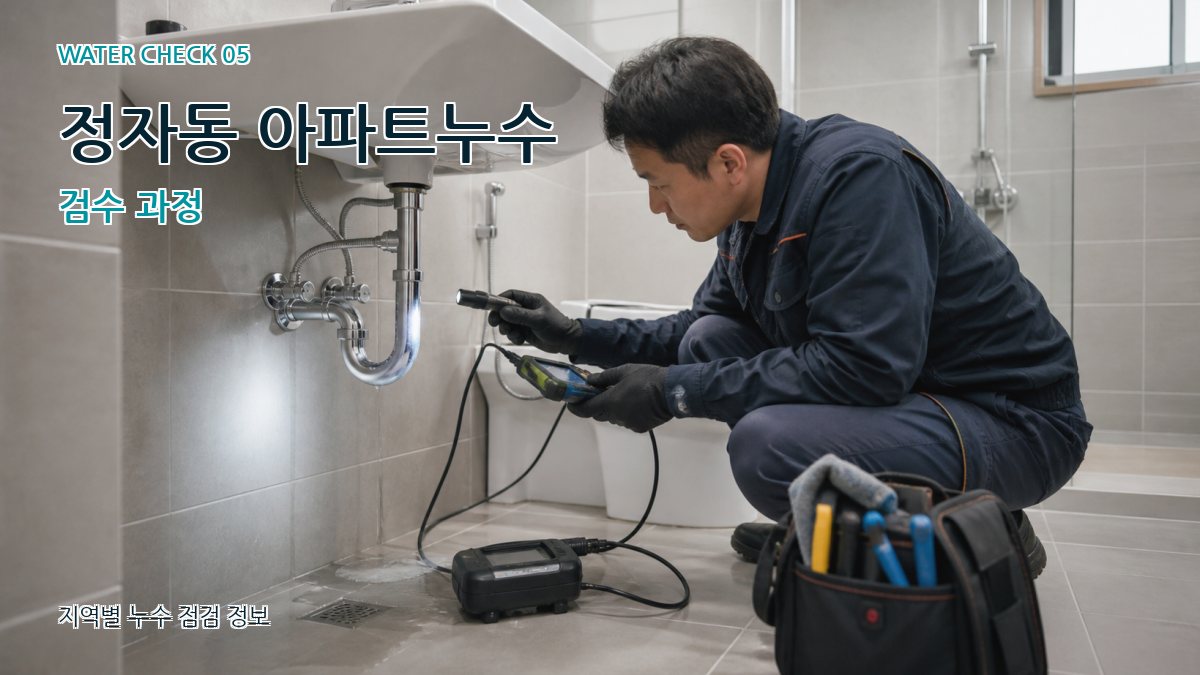 정자동 누수공사 누수탐지 이미지