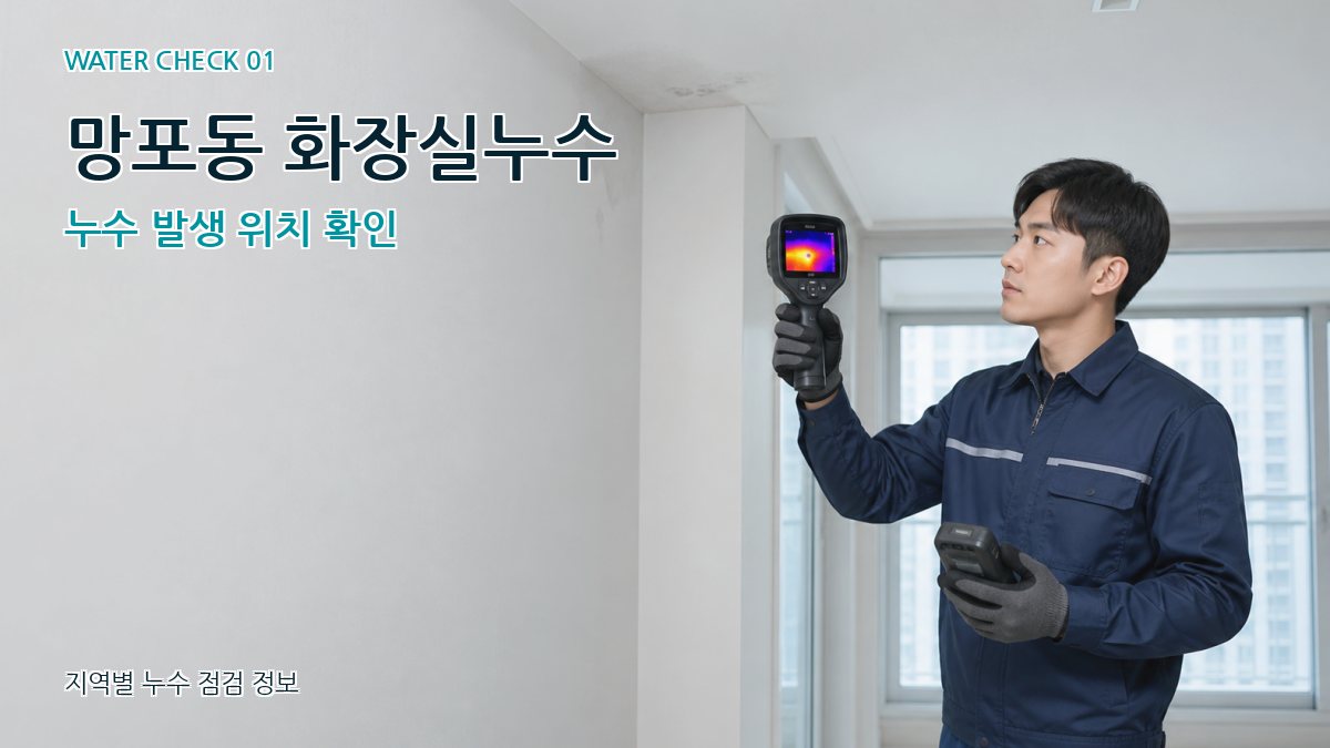 망포동 아파트누수 누수탐지 이미지