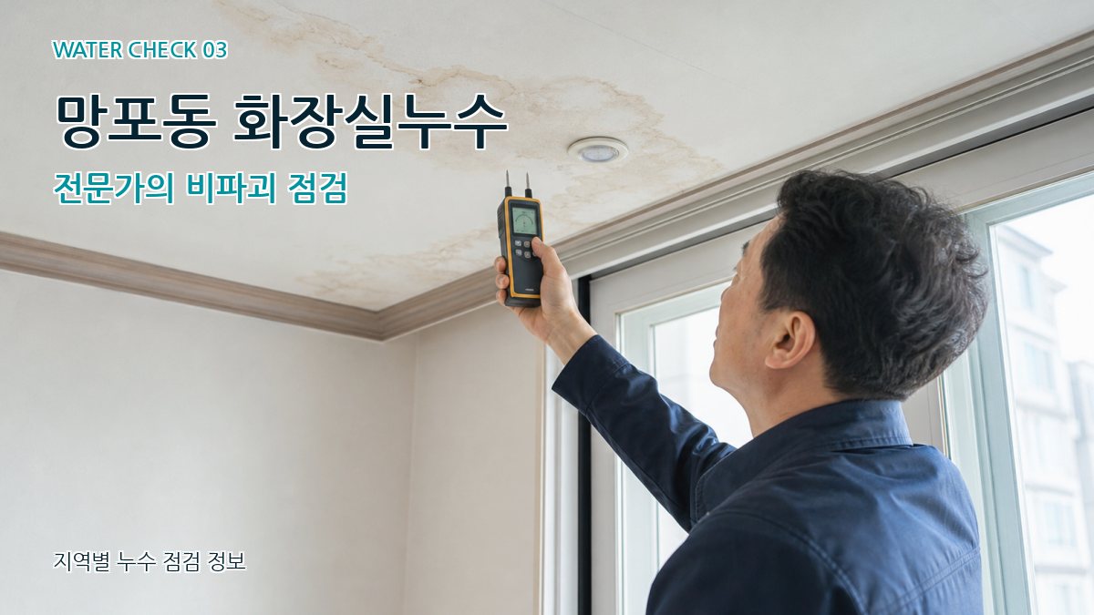 망포동 천장누수 누수탐지 이미지