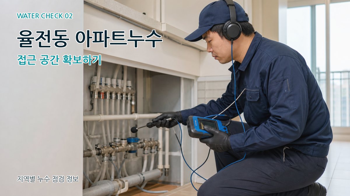 율전동 화장실누수 누수탐지 이미지