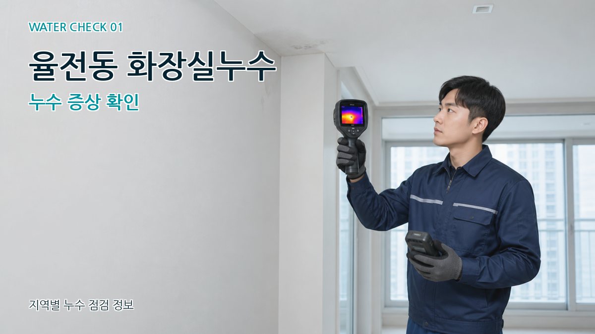 율전동 아파트누수 누수탐지 이미지