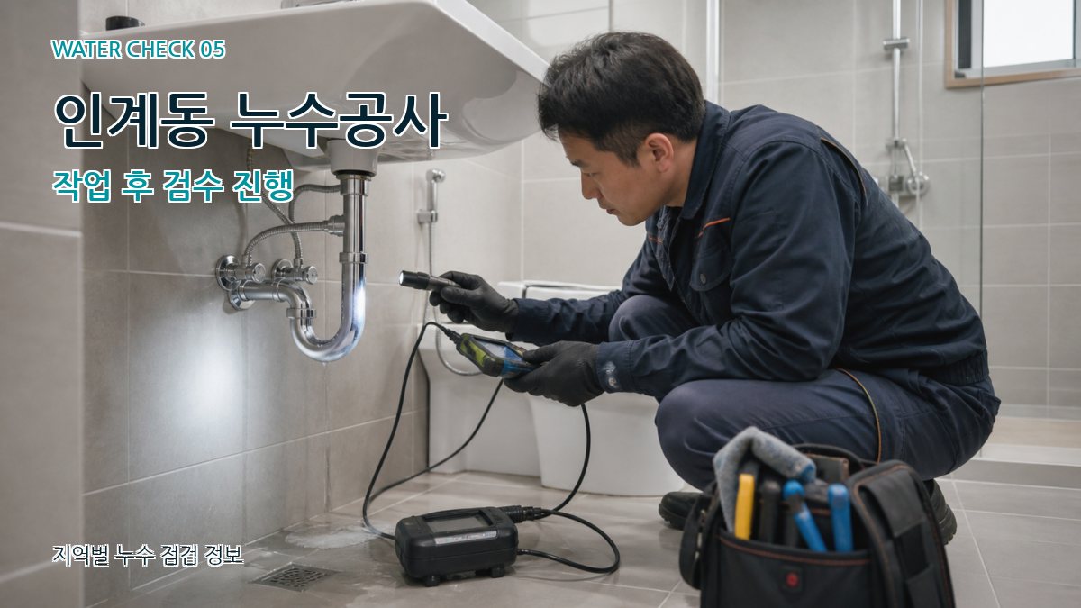 인계동 누수공사 누수탐지 이미지