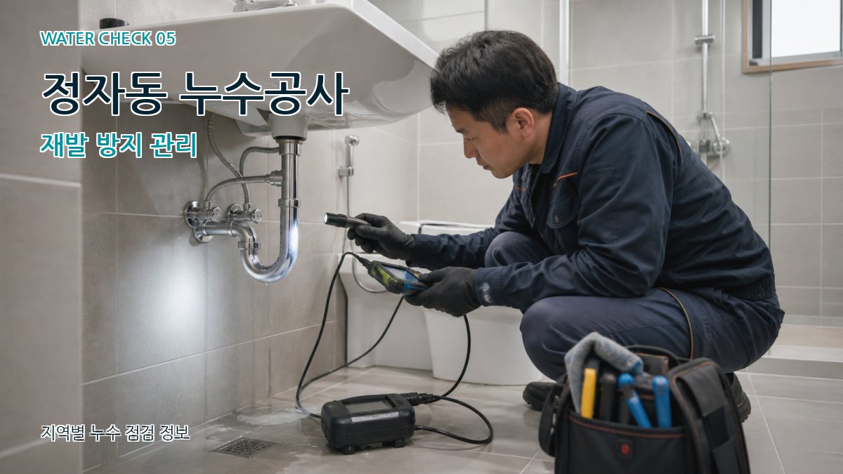 정자동 누수공사 재발 방지 관리