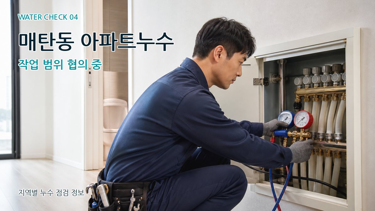 매탄동 누수탐지 누수탐지 이미지