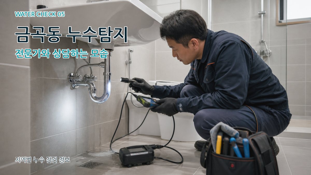 금곡동 누수공사 누수탐지 이미지