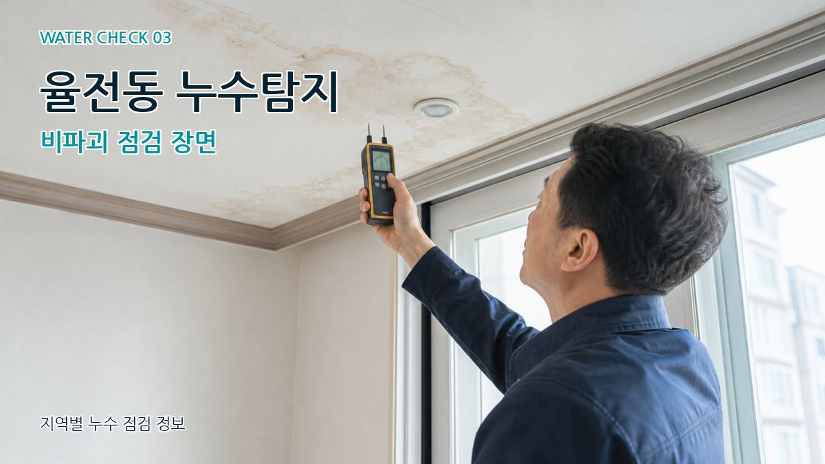 율전동 천장누수 누수탐지 이미지