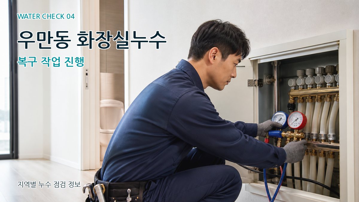 우만동 누수탐지 누수탐지 이미지