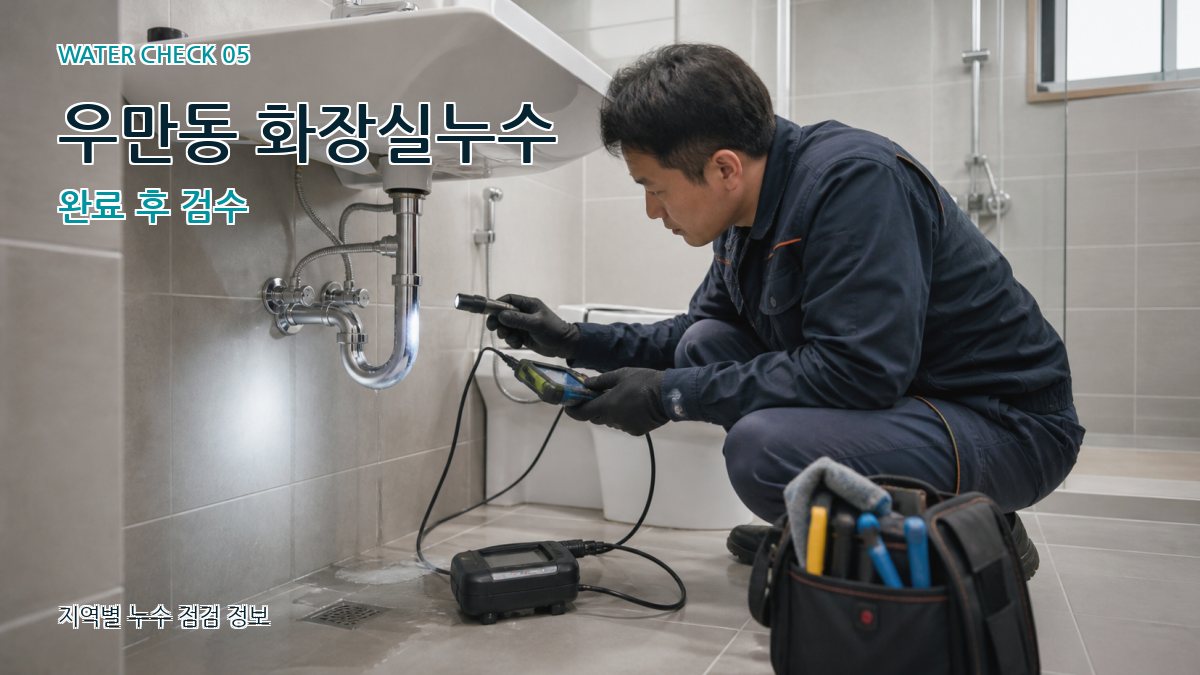 우만동 누수공사 누수탐지 이미지