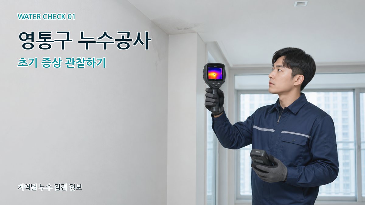 영통구 아파트누수 누수탐지 이미지